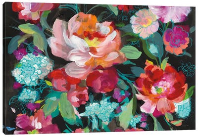 Bright Floral Medley Crop Canvas Art Print - Danhui Nai