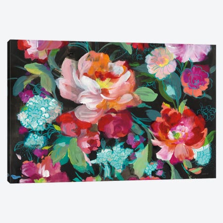 Bright Floral Medley Crop Canvas Print #WAC7201} by Danhui Nai Canvas Print