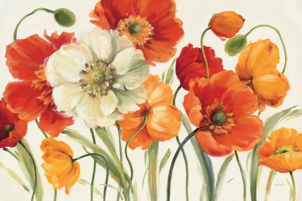 Floral & Botanical: Poppies Melody I by Lisa Audit