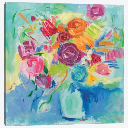 Matisse Florals Canvas Print #WAC7225} by Farida Zaman Canvas Wall Art