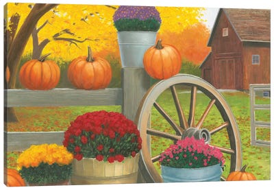 Autumn Affinity II Canvas Art Print - James Wiens