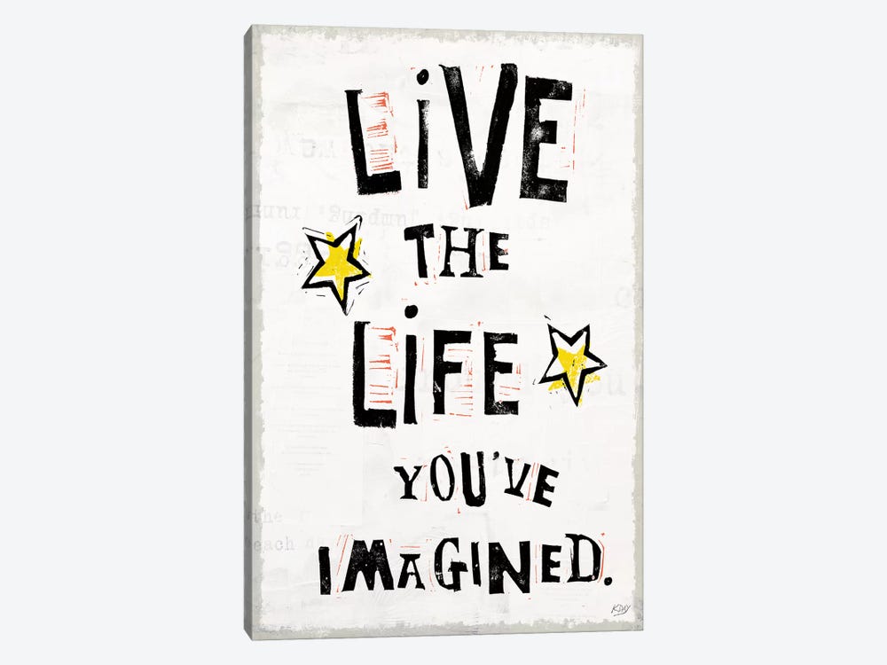 Live To The Fullest IV by Kellie Day 1-piece Canvas Art