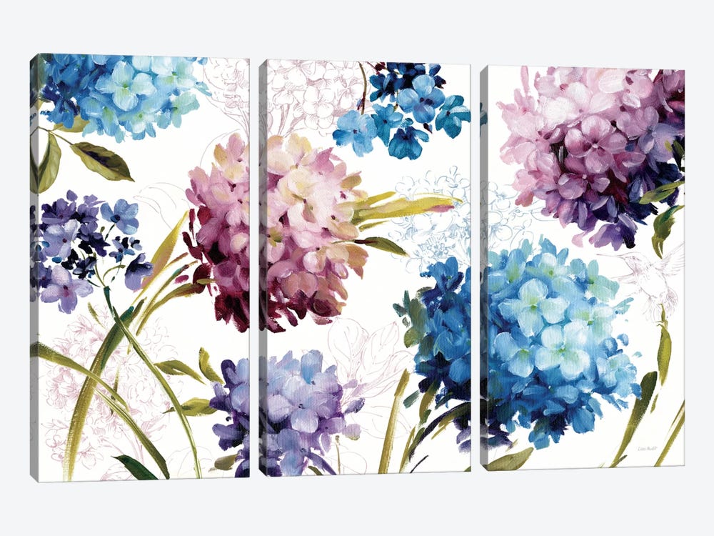 Spring Nectar I Laurie by Lisa Audit 3-piece Canvas Wall Art