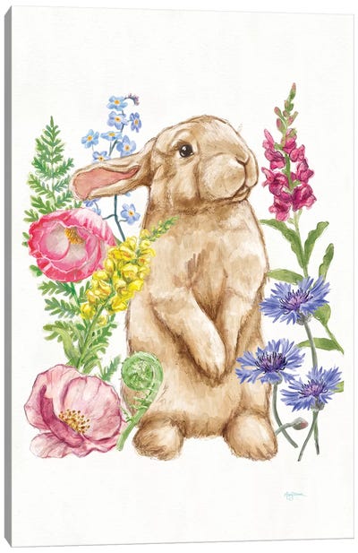 Sunny Bunny III Canvas Art Print - Mary Urban
