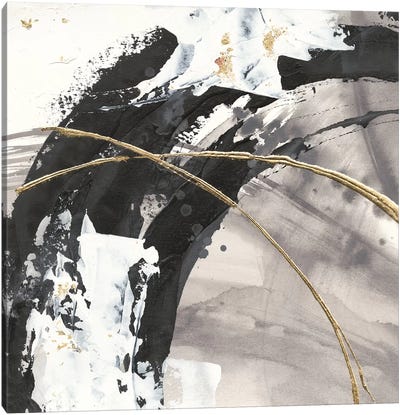 Gilded Arcs II Canvas Art Print - Best Selling Modern Art