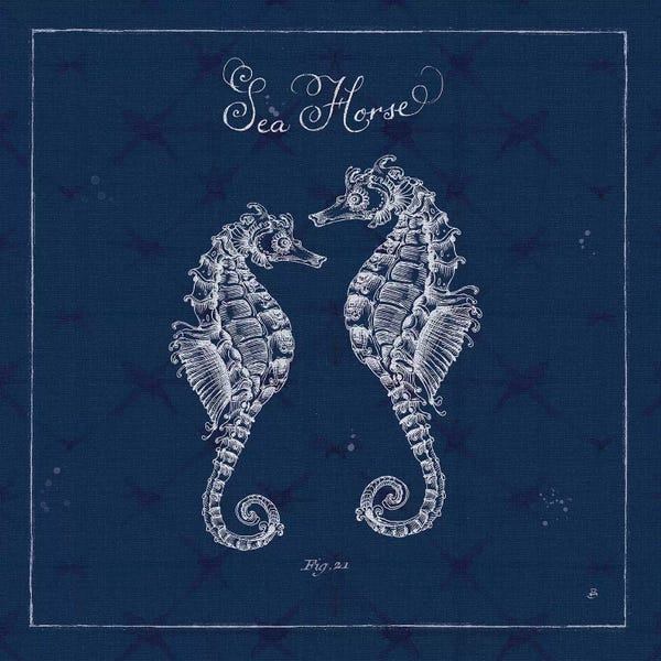 Seahorses: Underwater Life XIII by Daphne Brissonnet