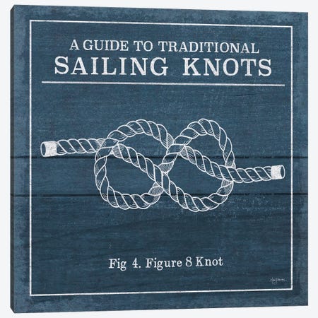 Vintage Sailing Knots IV Canvas Print #WAC7432} by Mary Urban Canvas Artwork