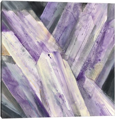 Glacier Ice Canvas Art Print - Pantone Ultra Violet 2018