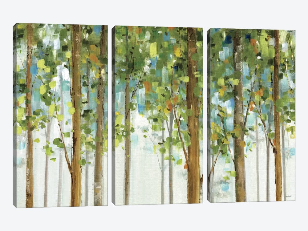 Forest Study I Crop by Lisa Audit 3-piece Canvas Art Print