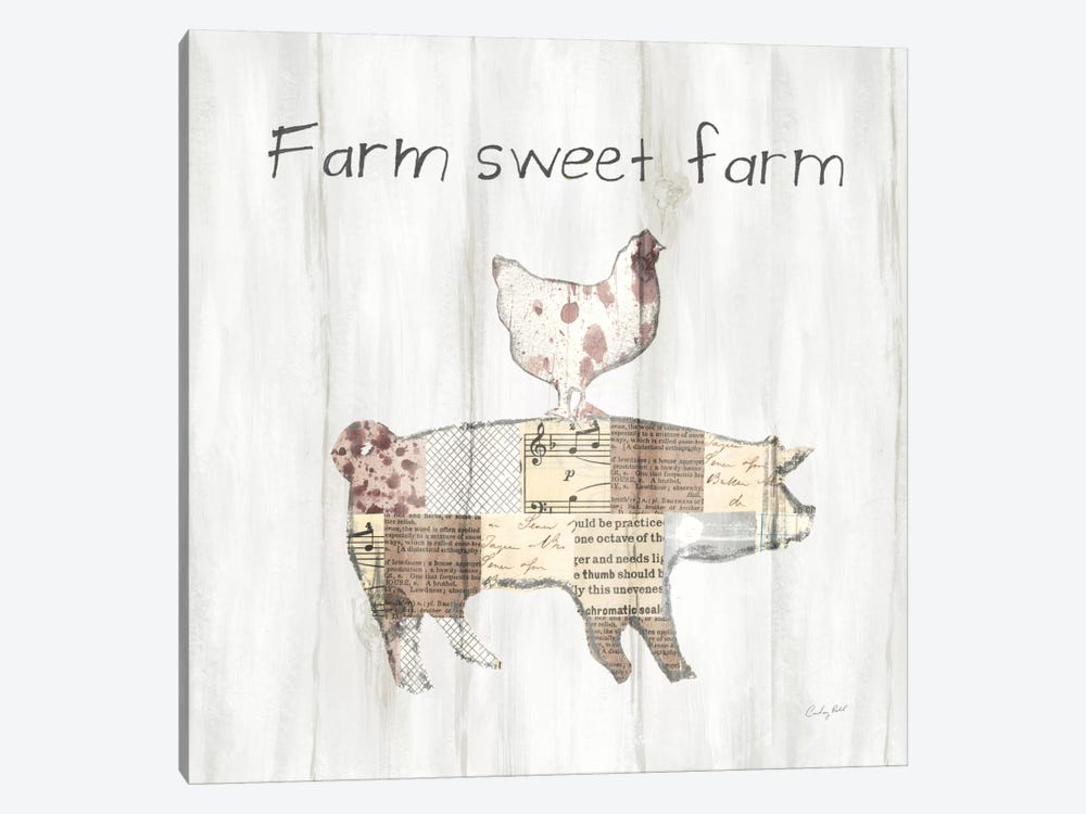 Farm Family VII by Courtney Prahl 1-piece Art Print