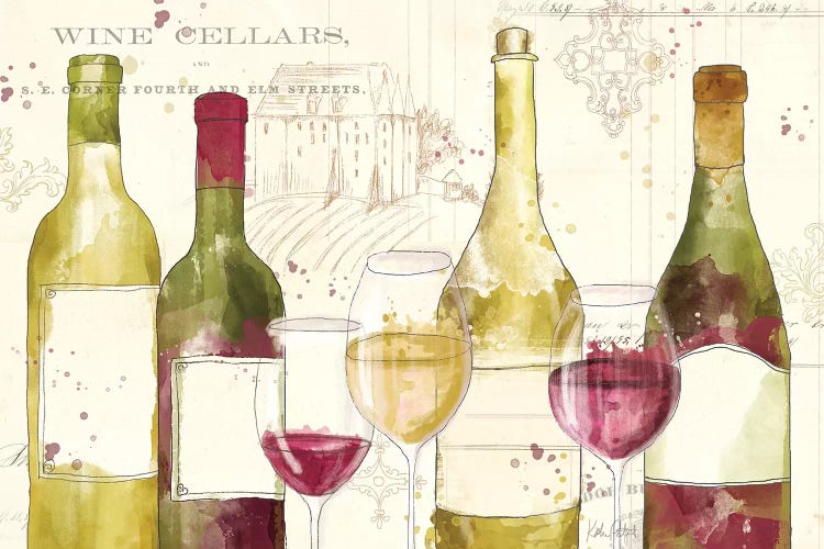 Chateau Winery I by Katie Pertiet wall art