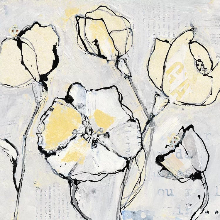 16 Again III: With Yellow by Kellie Day wall art