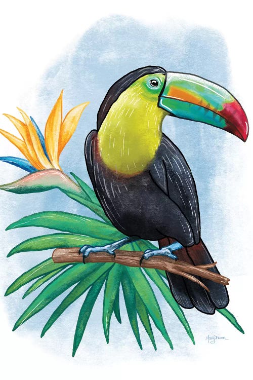 Tropical Flair IV by Mary Urban wall art
