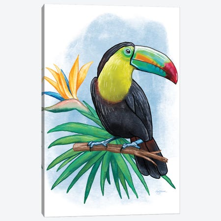 Tropical Flair IV Canvas Print #WAC7829} by Mary Urban Art Print