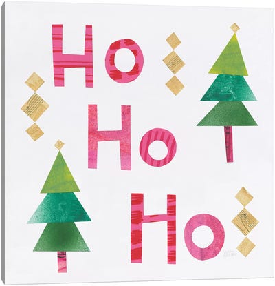 Christmas Collage I Canvas Art Print - Warm & Whimsical