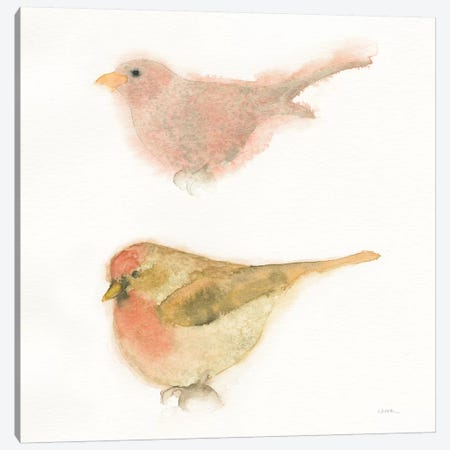 Watercolor Birds II Canvas Print #WAC7888} by Shirley Novak Art Print