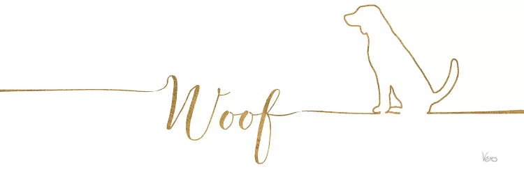 Underlined Dogs IV by Veronique Charron wall art