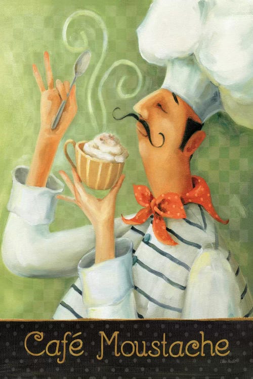 Cafe Moustache II by Lisa Audit wall art