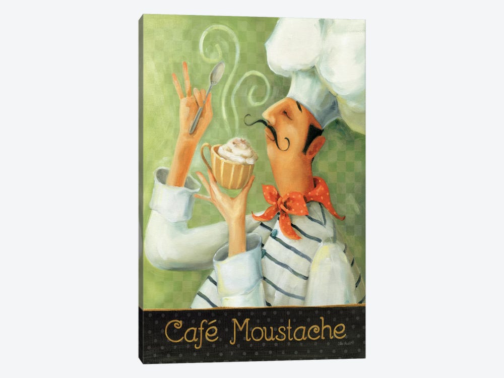 Cafe Moustache II by Lisa Audit 1-piece Canvas Wall Art