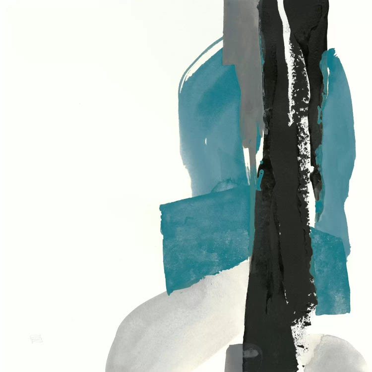 Black And Teal I by Chris Paschke wall art
