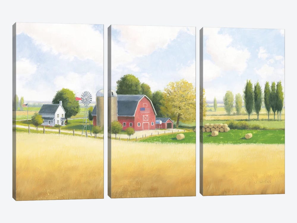 Land Of The Brave by James Wiens 3-piece Canvas Artwork