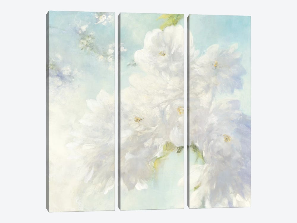 Pear Blossoms, Bright by Julia Purinton 3-piece Canvas Wall Art