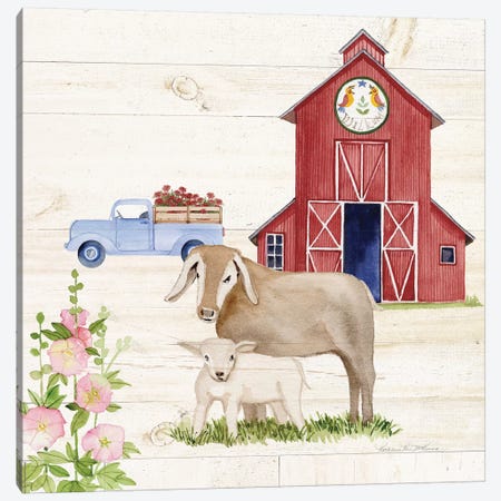 Life On The Farm IV Canvas Print #WAC8119} by Kathleen Parr McKenna Canvas Print