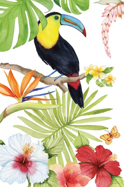 Tropical Living Room: Treasures Of The Tropics I by Kathleen Parr McKenna