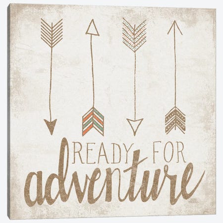 Ready For Adventure, Beige Canvas Print #WAC8173} by Laura Marshall Canvas Art Print