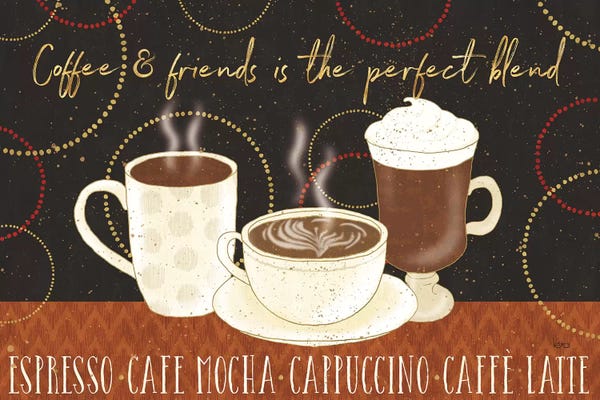 Typography: Fresh Coffee I by Lisa Audit