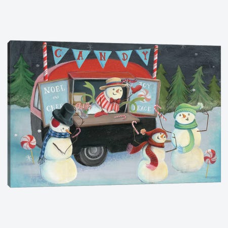 Christmas On Wheels, Light I Canvas Print #WAC8191} by Mary Urban Canvas Print