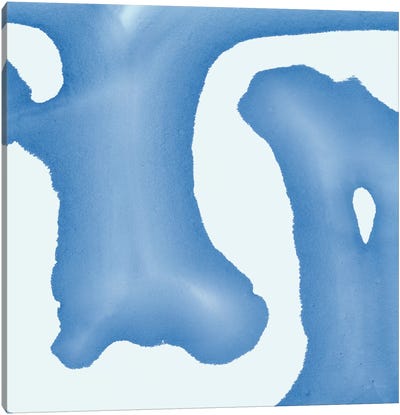 Batik Blue I Canvas Art Print - Piper Rhue