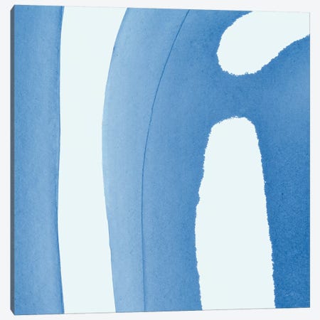 Batik Blue IV Canvas Print #WAC8224} by Piper Rhue Canvas Art