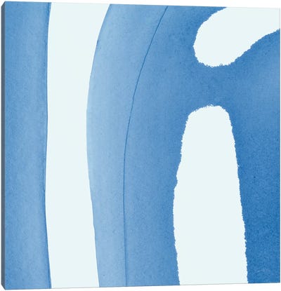 Batik Blue IV Canvas Art Print - Piper Rhue