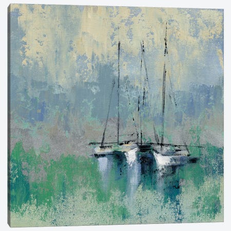 Boats In The Harbor II Canvas Print #WAC8240} by Silvia Vassileva Canvas Art Print
