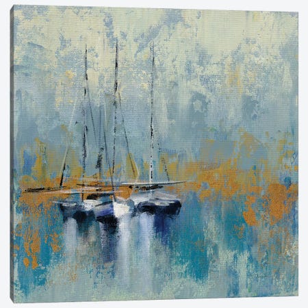 Boats In The Harbor III Canvas Print #WAC8241} by Silvia Vassileva Canvas Print