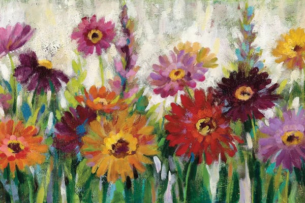 Daisies: Jewel Daisy Gerbera by Silvia Vassileva