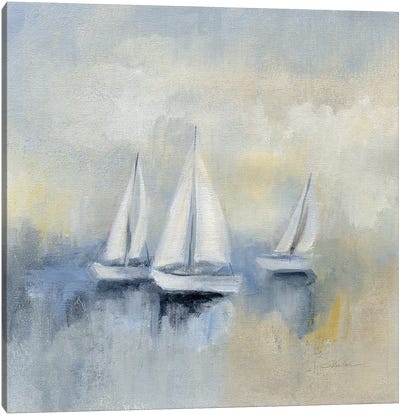 Morning Sail Canvas Art Print - Sailboat Art