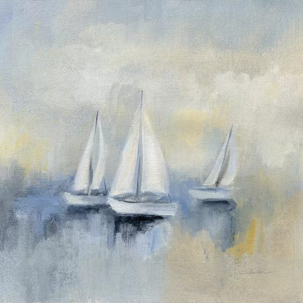 Sailboats: Morning Sail by Silvia Vassileva