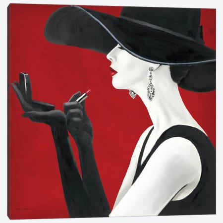 Haute Chapeau Rouge II  Canvas Print #WAC824} by Marco Fabiano Canvas Art Print