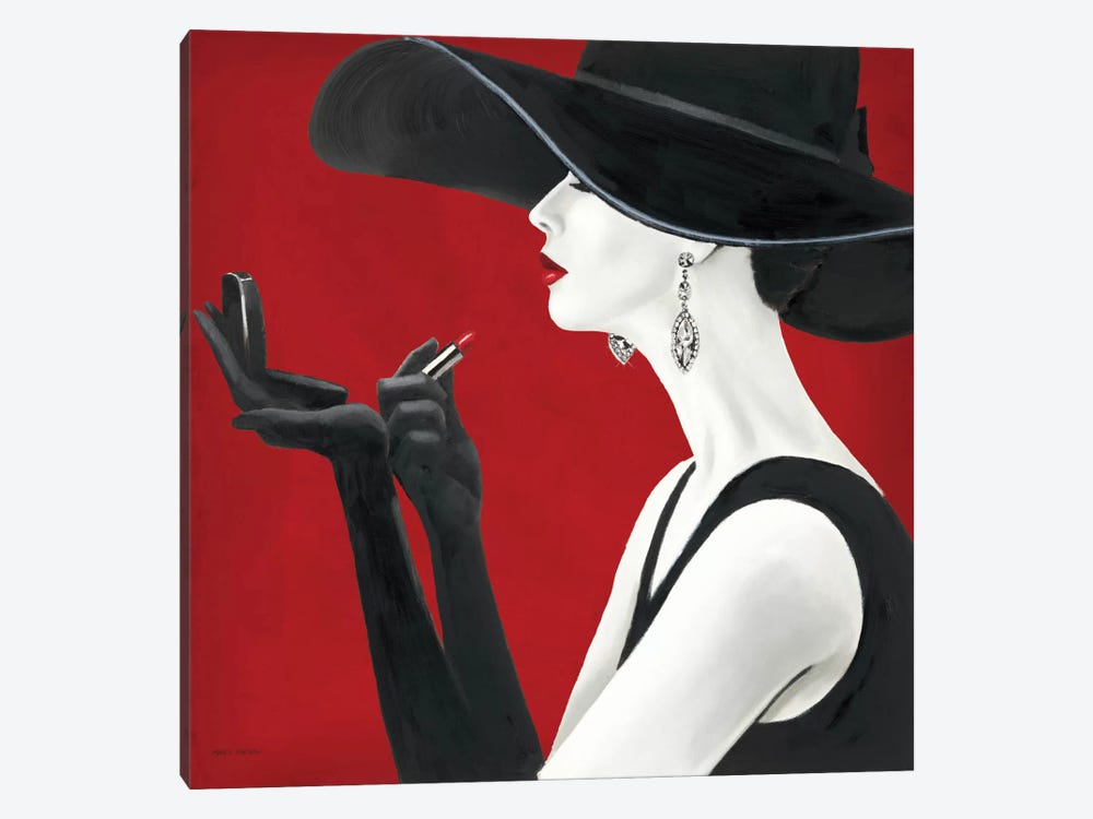 Haute Chapeau Rouge II  by Marco Fabiano 1-piece Canvas Print