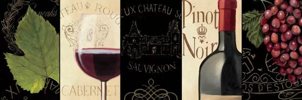 Vineyards: Chateau Nouveau Panel I  by Marco Fabiano