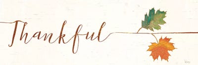 Underlined Fall III by Veronique Charron framed canvas print