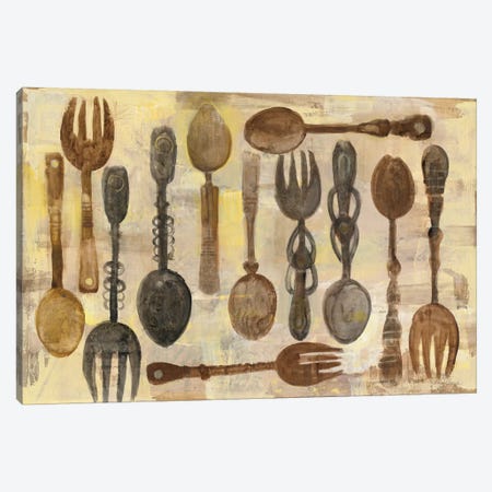 Spoons And Forks Canvas Print #WAC8351} by Albena Hristova Art Print
