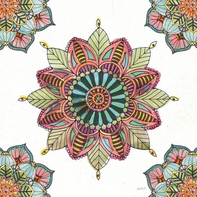 Mandala Morning VI by Anne Tavoletti art print