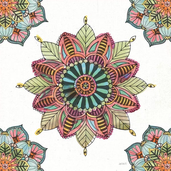 Mandalas: Mandala Morning VI by Anne Tavoletti