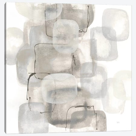 Neutral Stacking I, White Canvas Print #WAC8379} by Chris Paschke Art Print