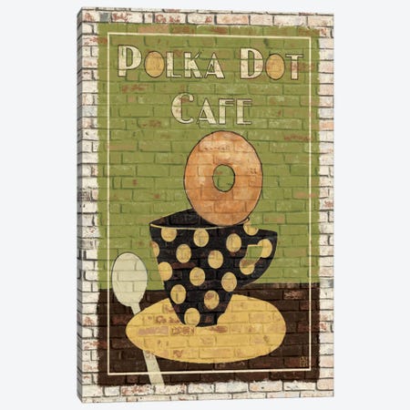 Polka Dot Café Canvas Print #WAC83} by Avery Tillmon Canvas Print