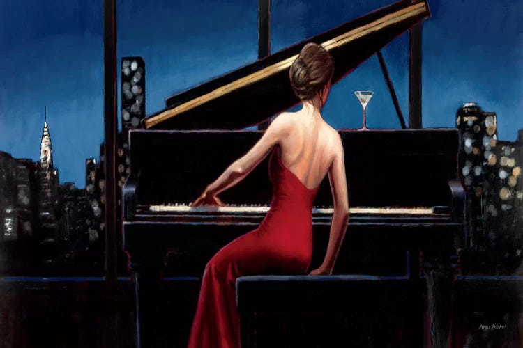 Lady in Red  by Marco Fabiano wall art