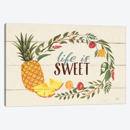 Sweet Life X Canvas Print #WAC8477} by Janelle Penner Art Print